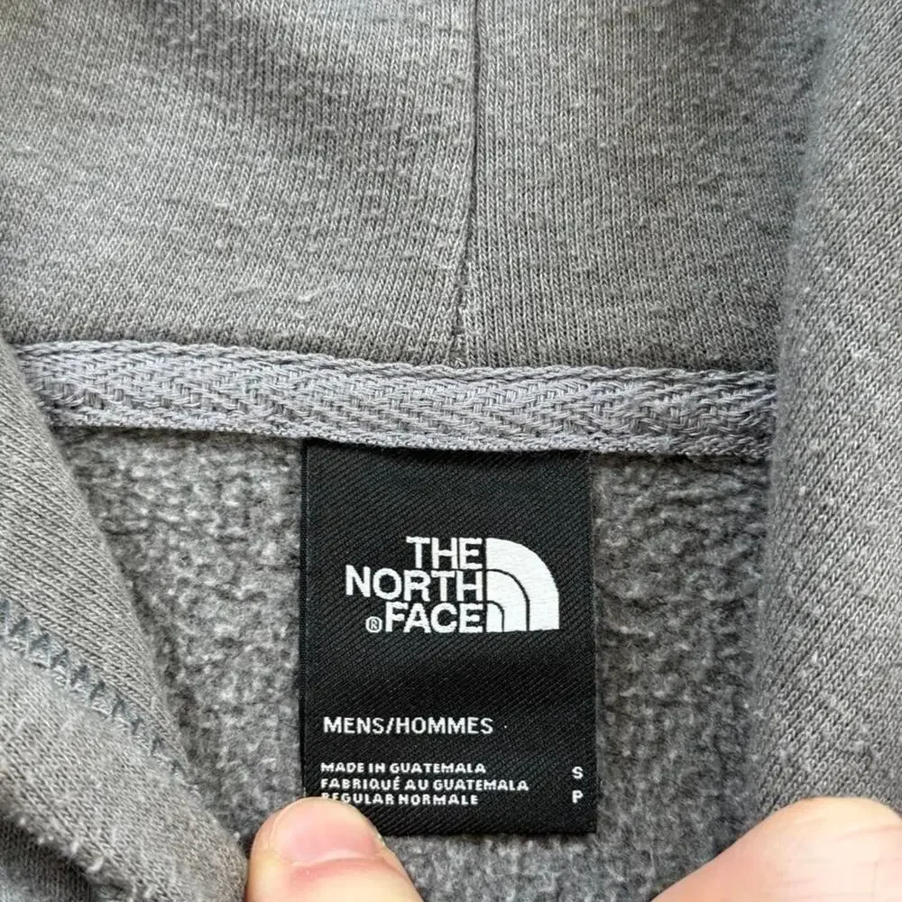 The north face hoodie grey size small